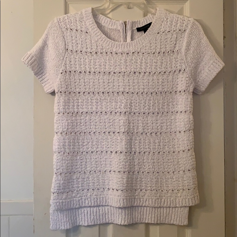 Ann Taylor - White Cotton Sweater